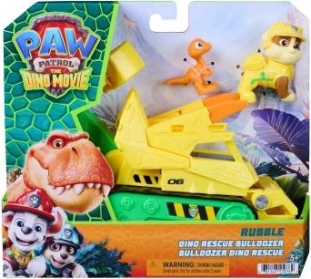 Labková patrola: Dino Rescue Rubbleov buldozér s figúrkami