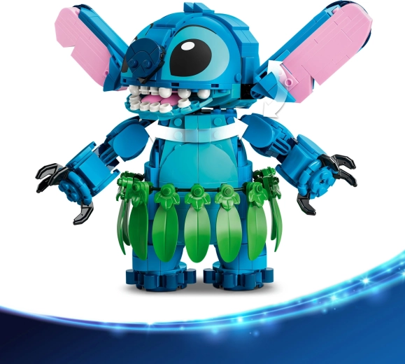 Polohovateľný Stitch na hranie aj vystavenie
