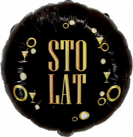Fóliový balónik „Sto lat“ 18″