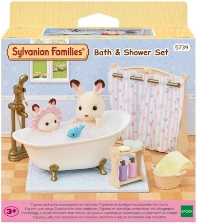 Sylvanian Families kúpeľňová súprava s vaňou a sprchou
