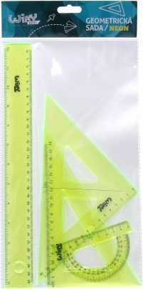 Neónová geometrická sada