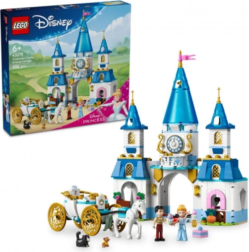 LEGO Disney Cinderellin zámok s kočiarom