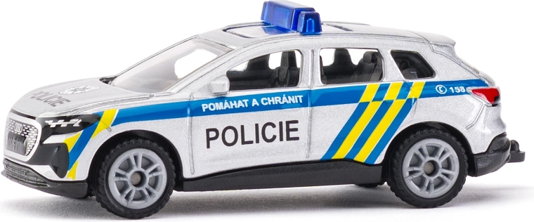 Siku Audi Q4 e-tron polícia – česká verzia