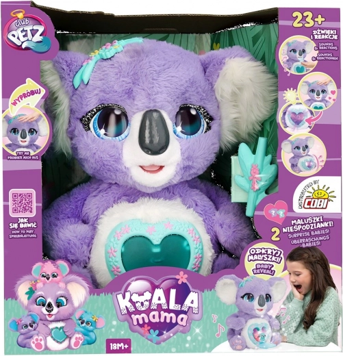 Interaktívna plyšová koala mama CLUB PETZ od IMC Toys