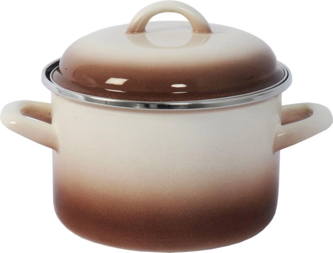 Hrniec s pokrievkou 18 cm 3 l CAPUCCINO
