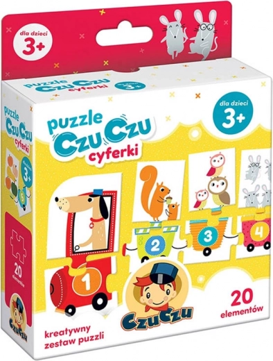 CzuCzu puzzle vlak s číslami – učenie počítania
