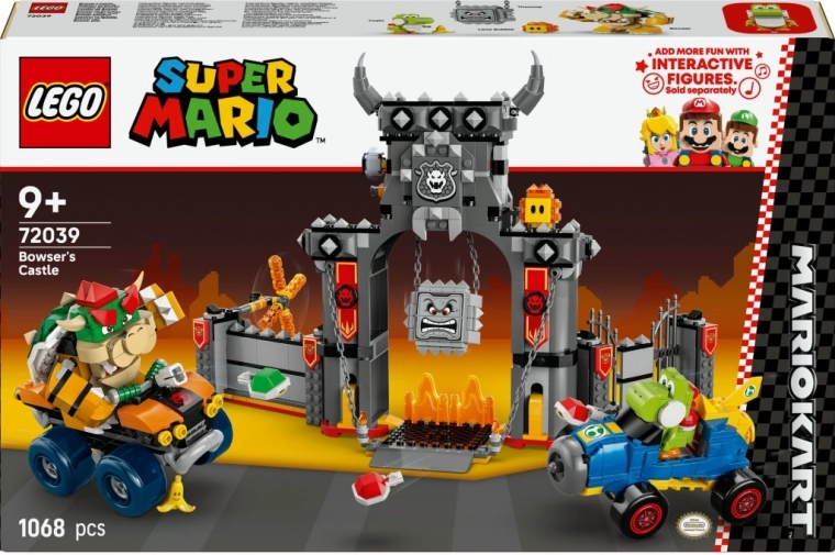 LEGO Super Mario Mario Kart – Bowserov hrad pretekársky set