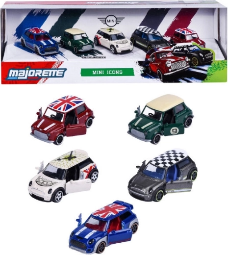 Majorette Mini modely áut - 5 kusov