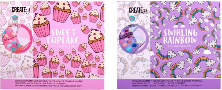 Create It! paletka pastelových očných tieňov, 12 farieb