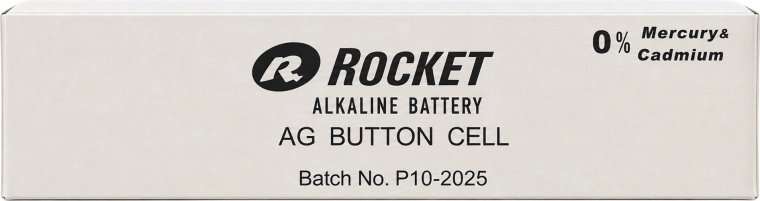 Alkalické gombíkové batérie Rocket AG10 (LR54) 1,5 V – balenie 200 ks