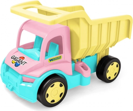Vyklápacie nákladné auto GIGANT ružovo-krémové 55 cm