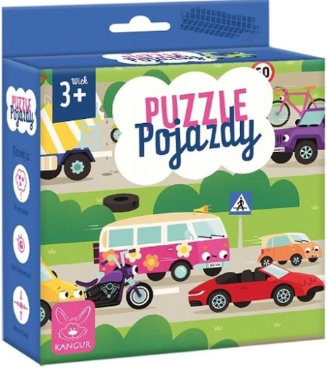Puzzle vozidlá 30 dielikov