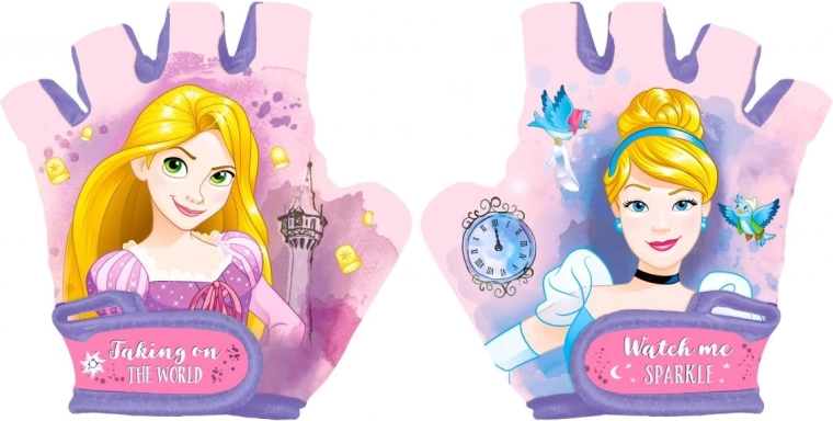 Detské cyklistické rukavice Disney Princezné
