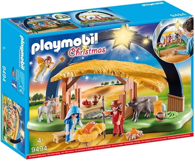 Playmobil Vianočná jasličky s osvetlením