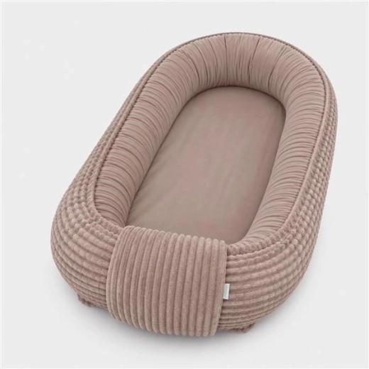 Hniezdočko pre bábätko New Baby menčester hnedé