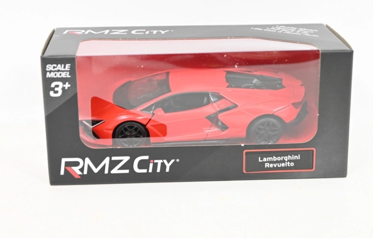 RMZ Lamborghini Revuelto 2024 kovový model auta 1:18 matne červený