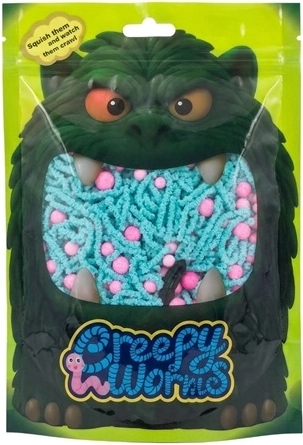 STNUX Creepy Worms senzorické červíky ružovo-modré