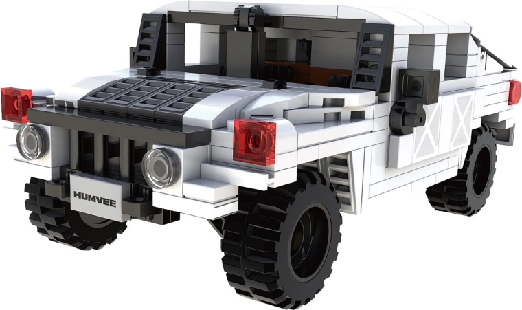 CaDA Humvee 1:24 biela stavebnica