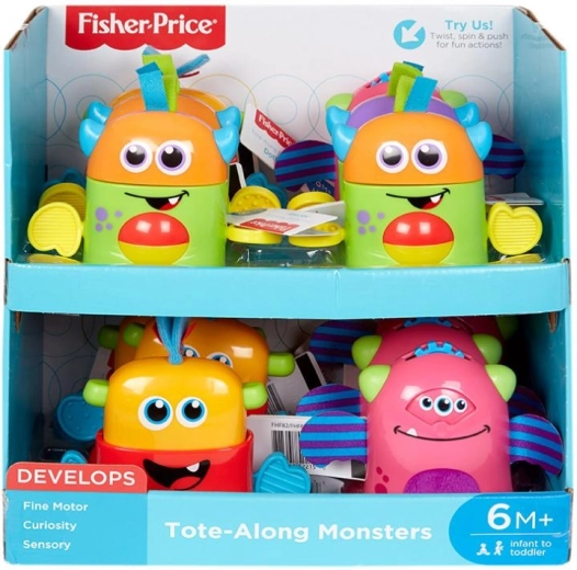 Fisher-Price Rozverné príšerky – súprava aktívnych hračiek