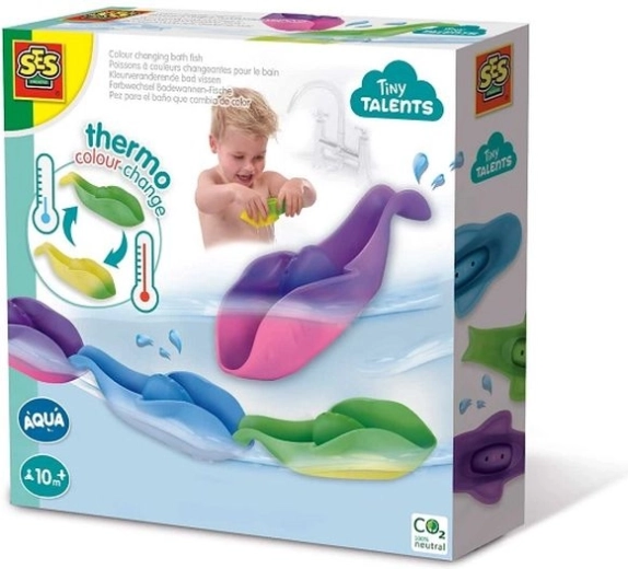 SES Creative Tiny Talents rybky do kúpeľa meniace farbu