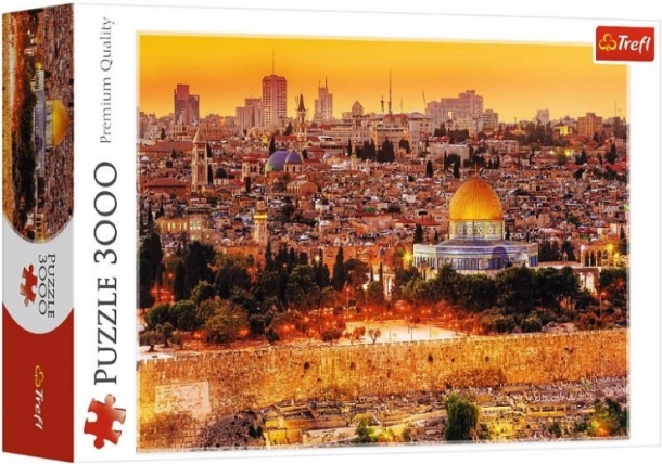 Puzzle 3000 dielikov – strechy Jeruzalema