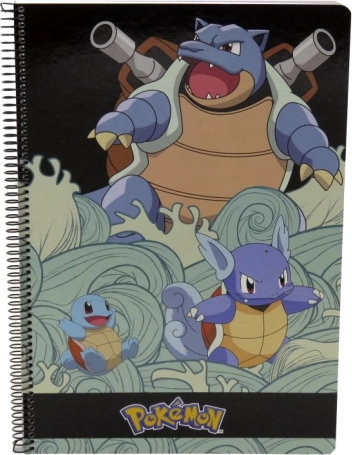 Pokémon A4 blok krúžkový - Squirtle