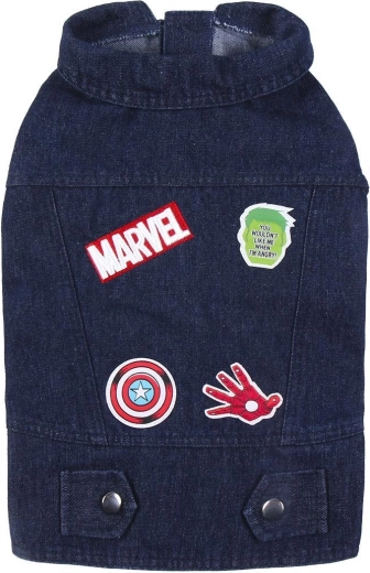Marvel nášivky a džínsový vzhľad