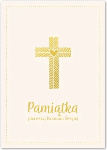 Pamiatka na prvé sväté prijímanie – album A4 s motívom srdca a kríža