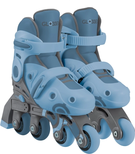Detské inline korčule Learning Skates 2v1 modré veľkosť 26–29