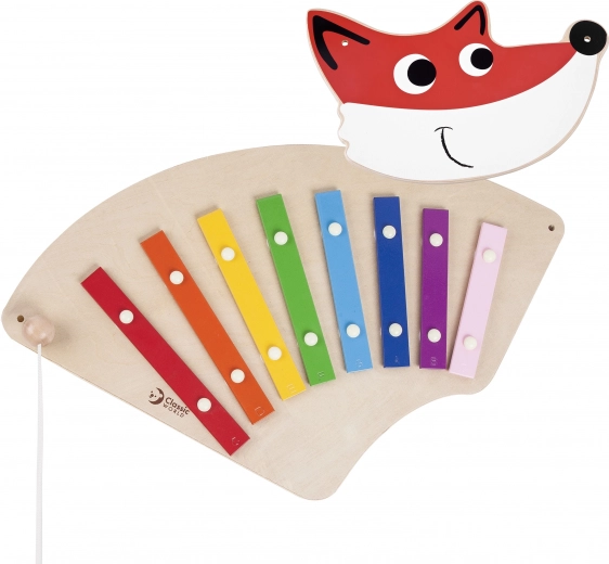 hudobná nástenná tabuľa líška classic world