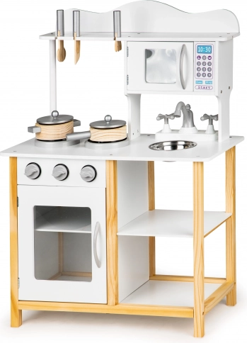 Drevená kuchynka pre deti s príslušenstvom Ecotoys