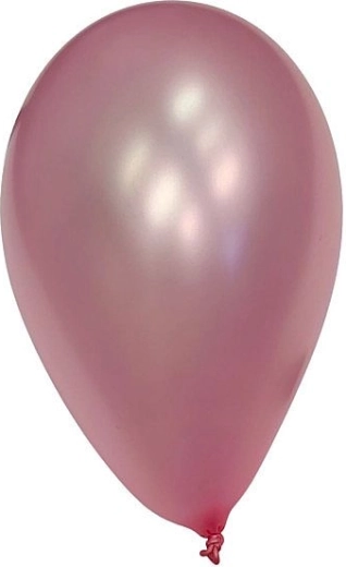 Balóniky 23 cm – metalický mix farieb, 12 ks