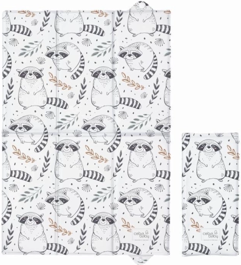 Ceba Baby cestovná prebaľovacia podložka Raccoon 40 × 60 cm