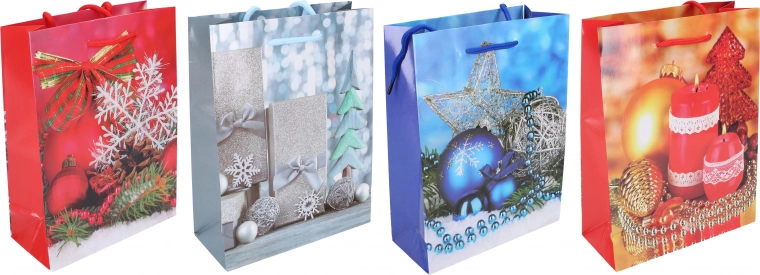 Darčeková taška strednej veľkosti Vianoce