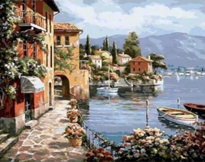 Norimpex maľovanie podľa čísel Prízračné pobrežie 40 × 50 cm