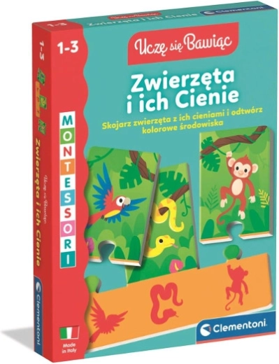 Zvieratá a ich tiene CLEMENTONI – vzdelávacia hra pre najmenších