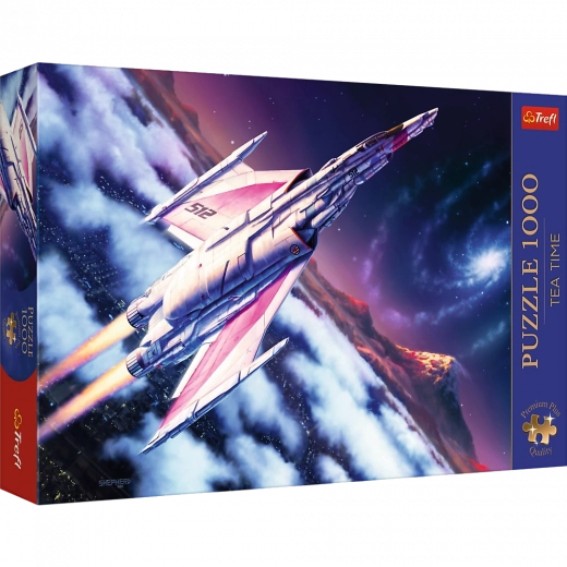 Trefl puzzle Premium Plus Tea Time: let do vesmíru 1000 dielikov