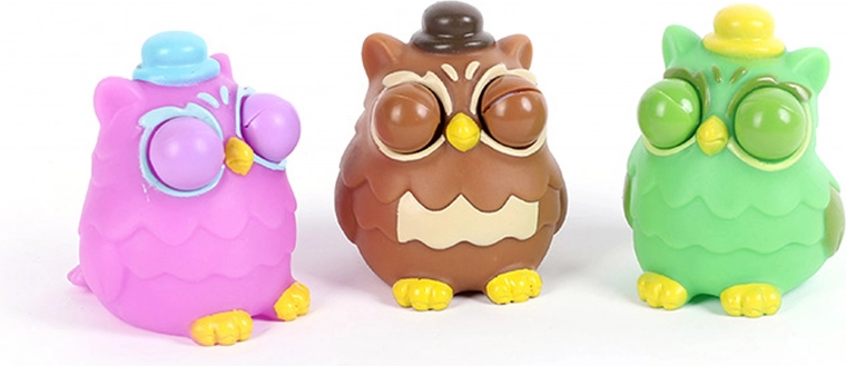 Stláčacia sova 7 cm