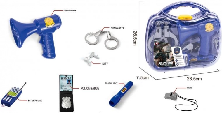 Policajný kufrík pre deti PLEJO