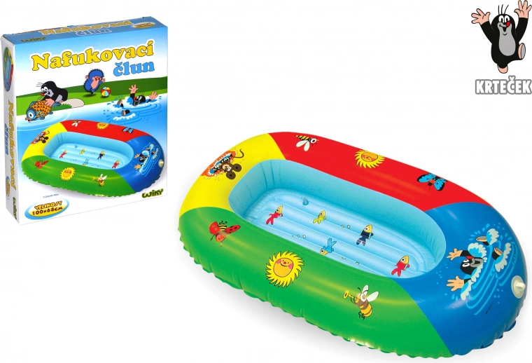 Detský nafukovací čln s Krtkom