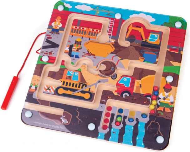 Magnetické bludisko stavenisko Bigjigs Toys