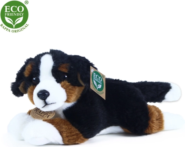Plyšový bernský salašnícky pes ležiaci 23 cm ECO friendly