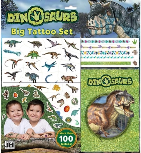 Veľká sada s dinosauřími tetovaniami