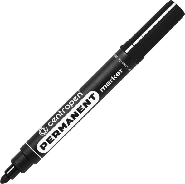 Centropen permanentný značkovač čierny 2,5 mm