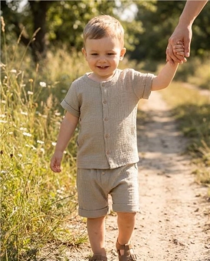 Ľahký a priedušný mušelín pre letné pohodlie