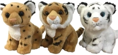 Biely tiger alebo hnedý gepard 16 cm