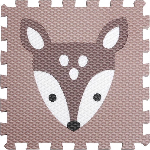 Minideckfloor koloušok – hnedý s tmavohnedým kolouškom