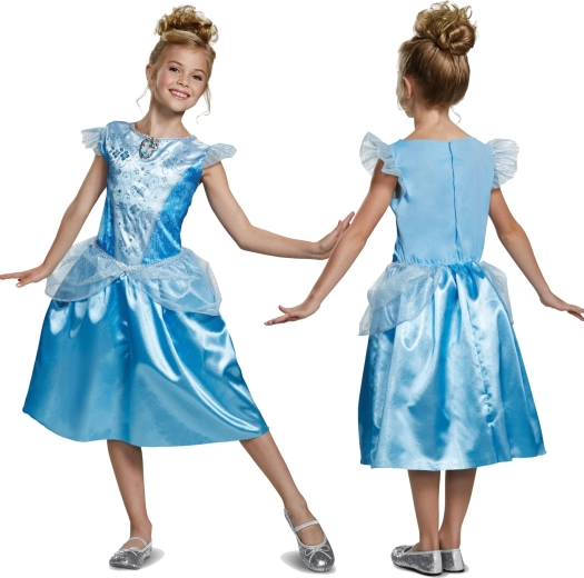 Detský kostým Popoluška Disney pre výšku 124–135 cm