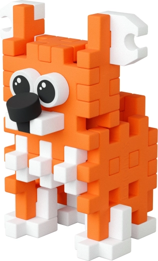 Roztomilý corgi z pixelových kociek