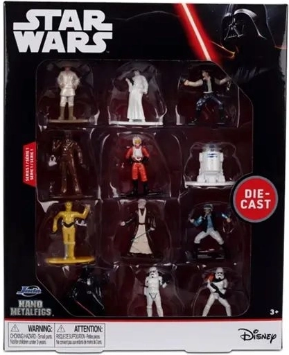 Jada Star Wars sada kovových figúrok 4 cm (12 ks)